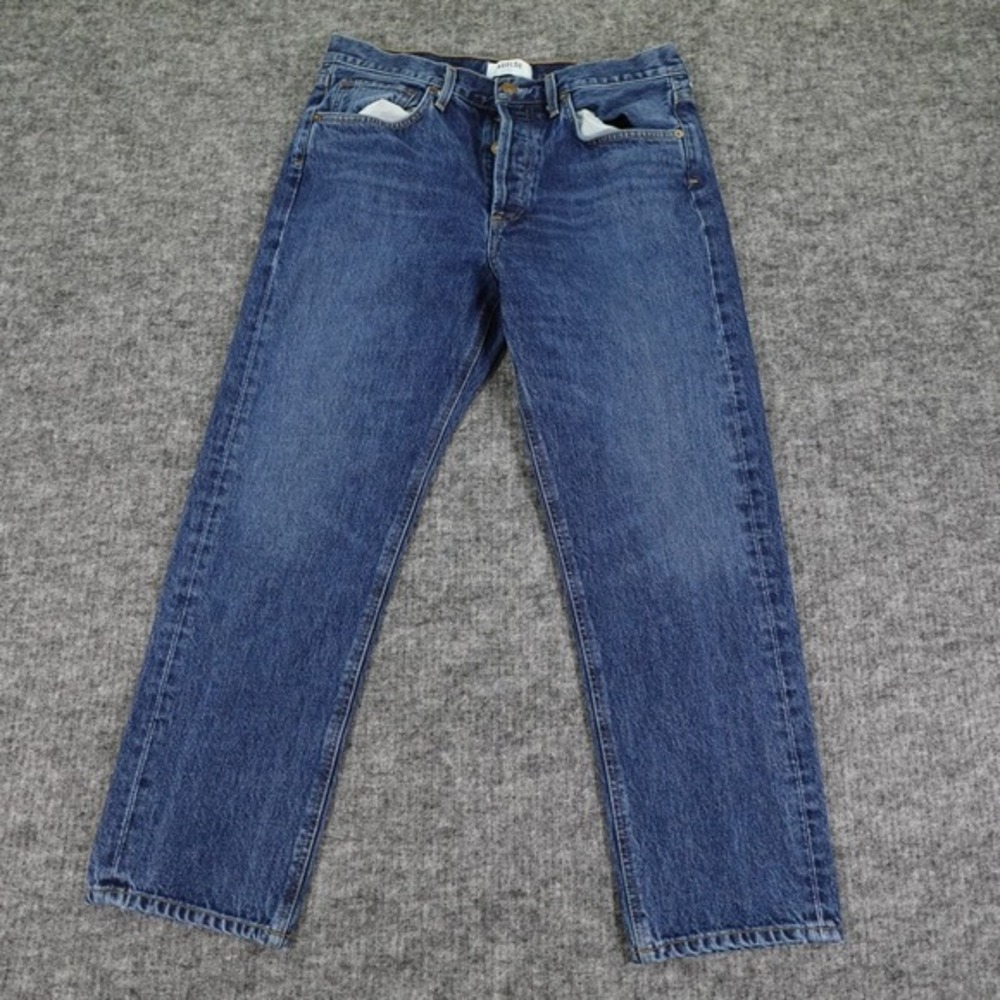 Agolde Jeans Womens 28 Blue Denim‎ Parker High Rise Cropped Tapered Leg (31X26)